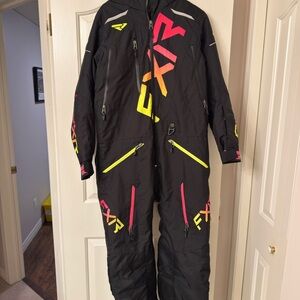 FXR Black and Neon Snowsuit